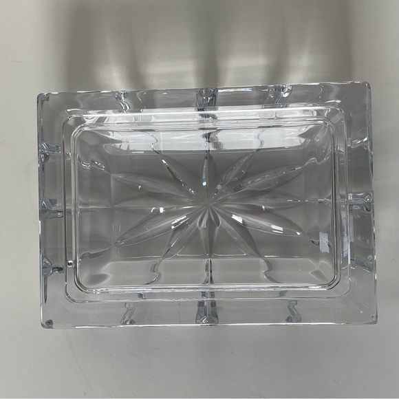 Miller Rogaska Lead Crystal Box With Cover Vintage Cut Glass 6” X 4” Jewelry - Picture 8 of 16